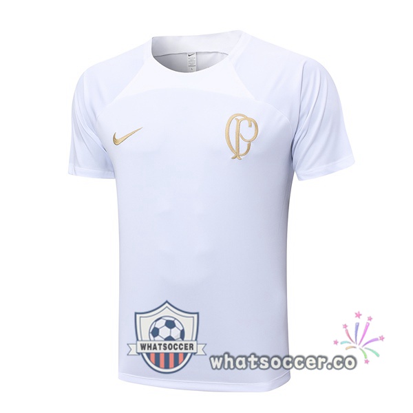 Corinthians Training T-Shirts White 2023-2024
