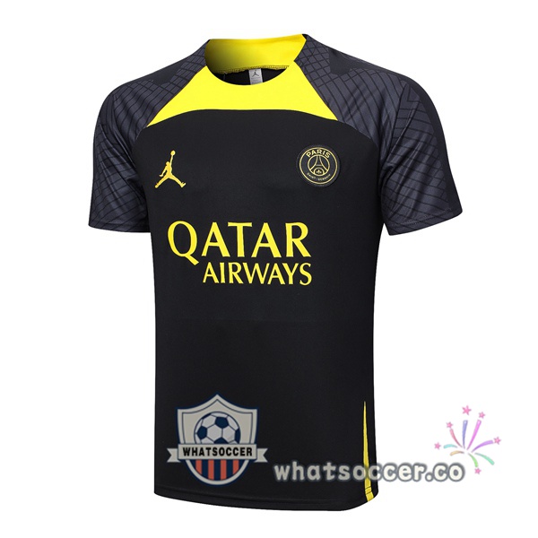 Paris PSG Training T-Shirts Black 2023-2024