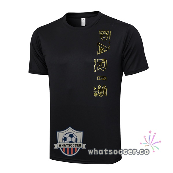 Paris PSG Training T-Shirts Black 2023-2024