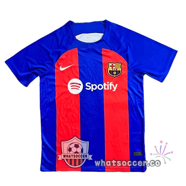 FC Barcelona Home Soccer Jerseys Red Blue Leak Version 2023-2024