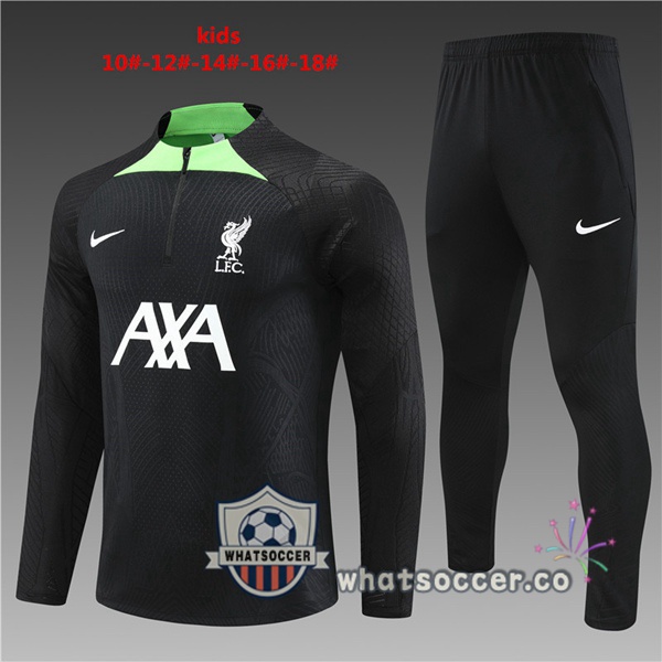 FC Liverpool Kids Black Tracksuit 2023-2024