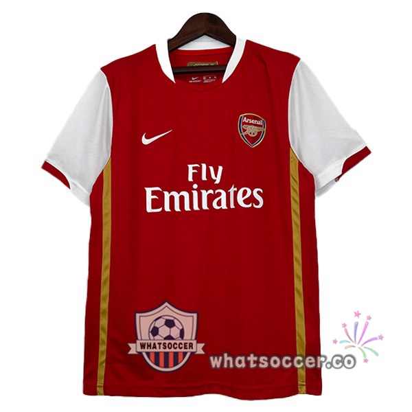Arsenal Retro Home Soccer Jerseys Red 2006-2008