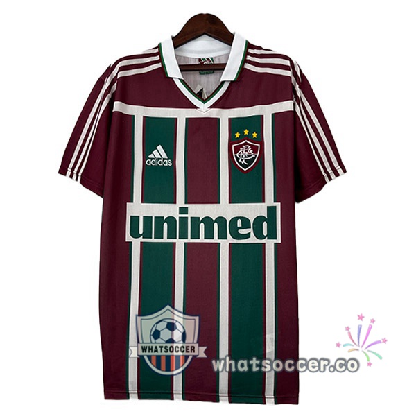 Fluminense Retro Home Soccer Jerseys Red Green 2003