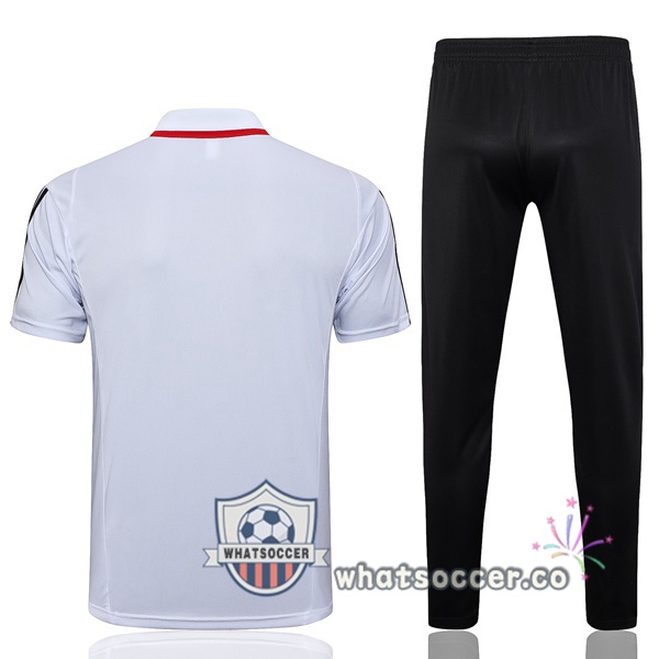 Training Polo Sao Paulo FC + Pants White 2023-2024