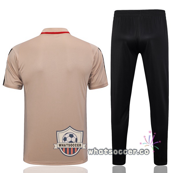 Training Polo Sao Paulo FC + Pants Marron 2023-2024