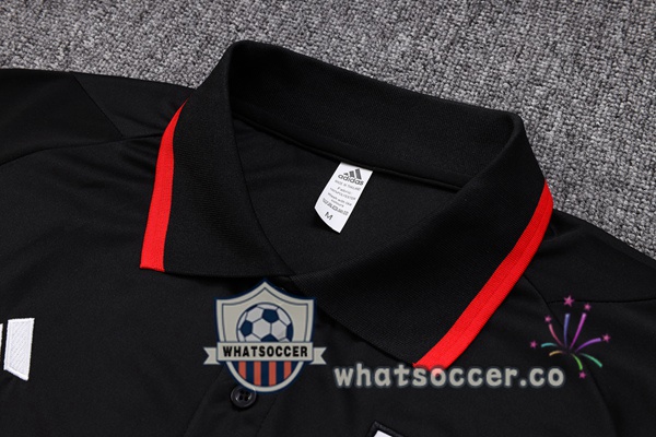 Training Polo Sao Paulo FC + Pants Black 2023-2024