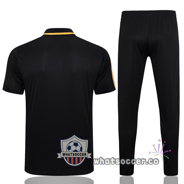 Training Polo SC Internacional + Pants Black 2023-2024