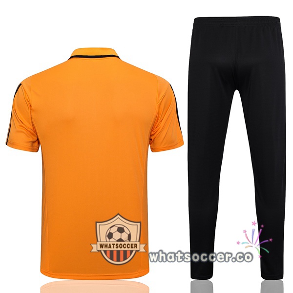 Training Polo SC Internacional + Pants Orange 2023-2024