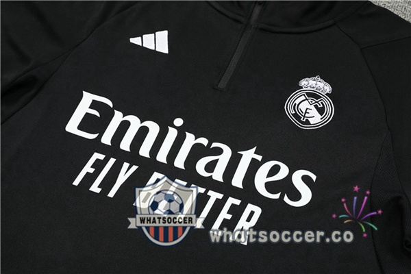 Real Madrid Black Tracksuit 2023-2024