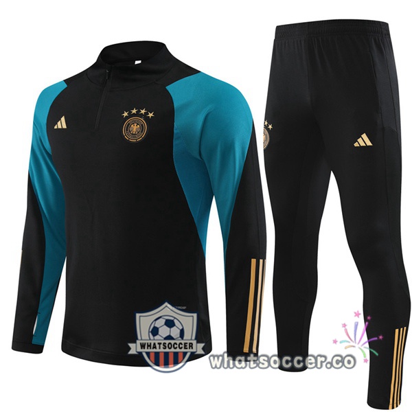 Germany Black Tracksuit 2023-2024