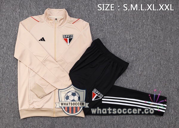 Sao Paulo FC Marron Training Jacket 2023-2024