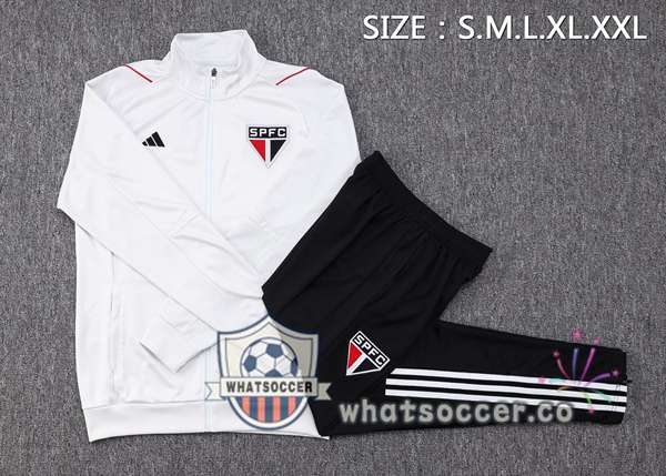 Sao Paulo FC White Training Jacket 2023-2024