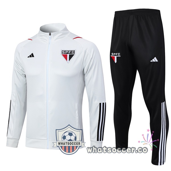 Sao Paulo FC White Training Jacket 2023-2024