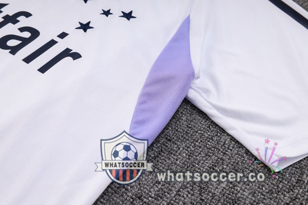 Cruzeiro EC Training T-Shirts + Pants White 2023-2024