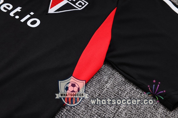 Sao Paulo FC Training T-Shirts + Pants Black 2023-2024