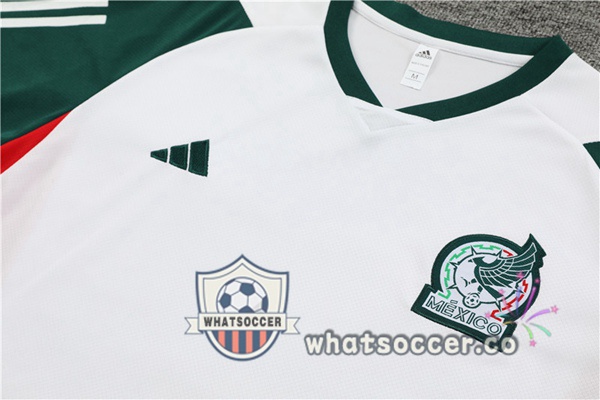 Mexico Training T-Shirts + Shorts White 2023-2024