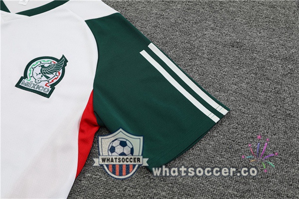 Mexico Training T-Shirts + Shorts White 2023-2024