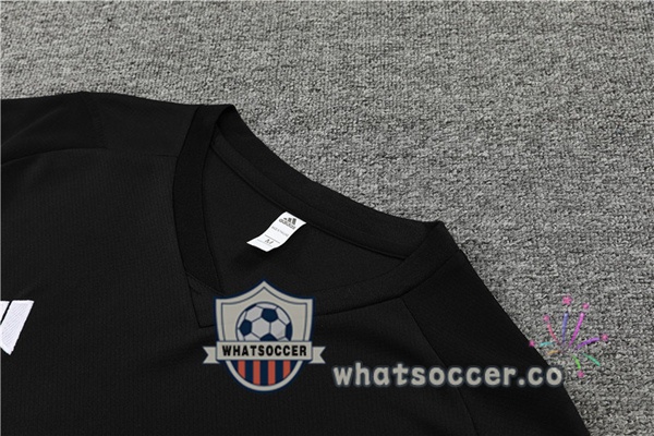 Real Madrid Training T-Shirts + Shorts Black 2023-2024