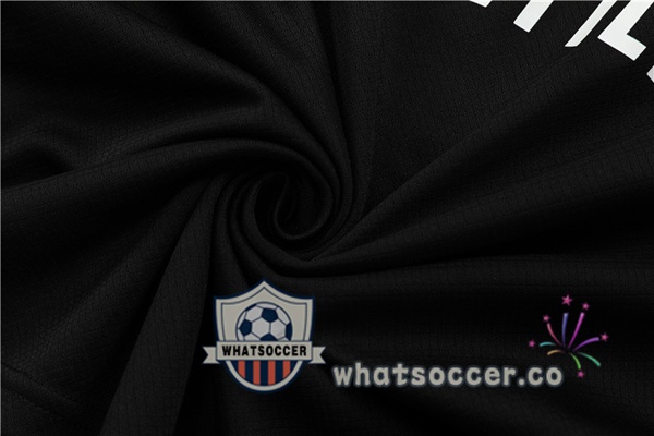 Real Madrid Training T-Shirts + Shorts Black 2023-2024