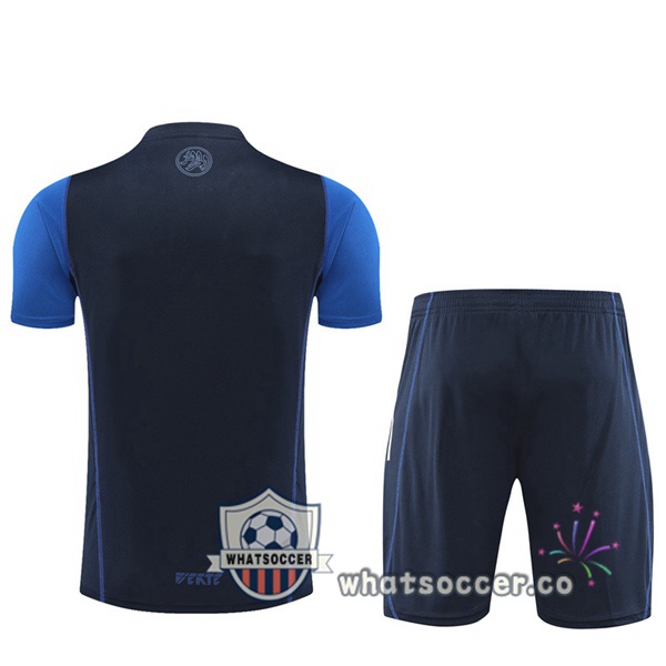 Algeria Training T-Shirts + Shorts Blue Royal 2023-2024