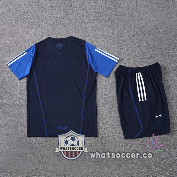 Algeria Training T-Shirts + Shorts Blue Royal 2023-2024