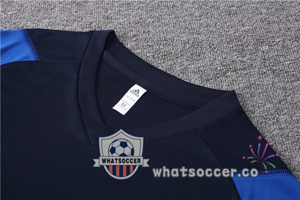 Algeria Training T-Shirts + Shorts Blue Royal 2023-2024