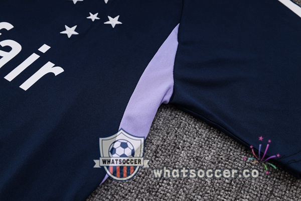 Cruzeiro EC Training T-Shirts + Shorts Blue Royal 2023-2024