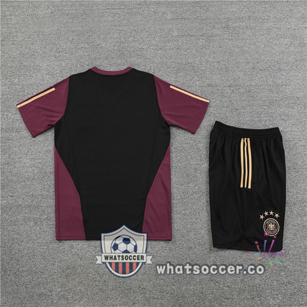 Germany Training T-Shirts + Shorts Red 2023-2024