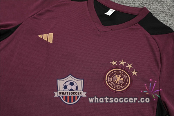 Germany Training T-Shirts + Shorts Red 2023-2024