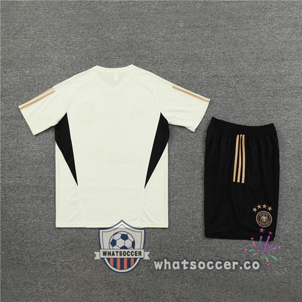 Germany Training T-Shirts + Shorts White 2023-2024
