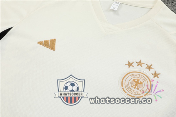 Germany Training T-Shirts + Shorts White 2023-2024