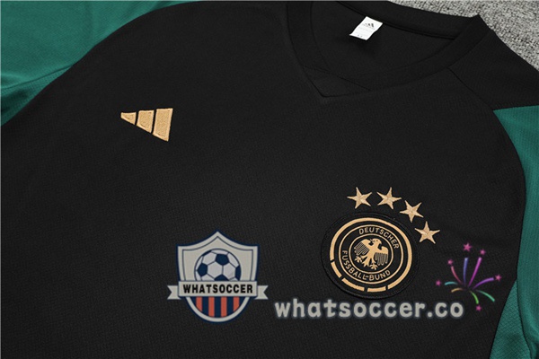 Germany Training T-Shirts + Shorts Black 2023-2024