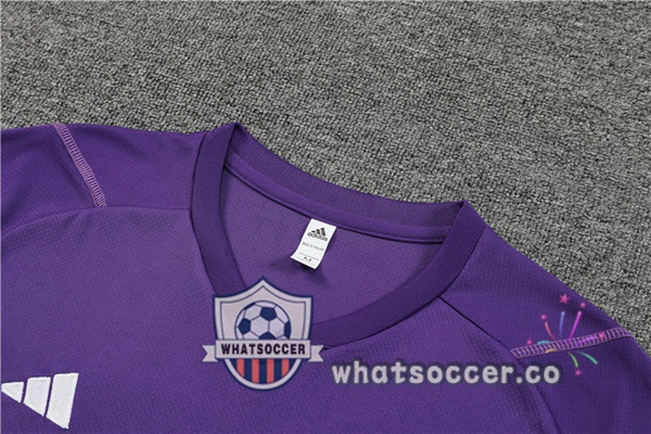 Cruzeiro EC Training T-Shirts + Shorts Purple 2023-2024