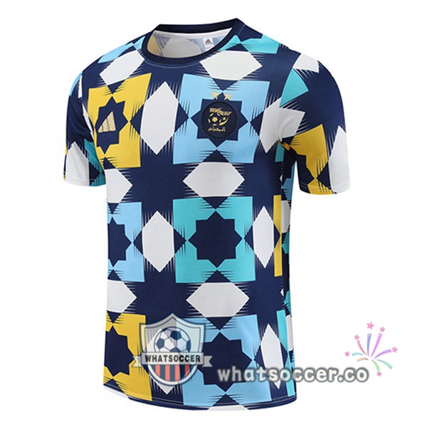 Algeria Training T-Shirts White Blue 2023-2024