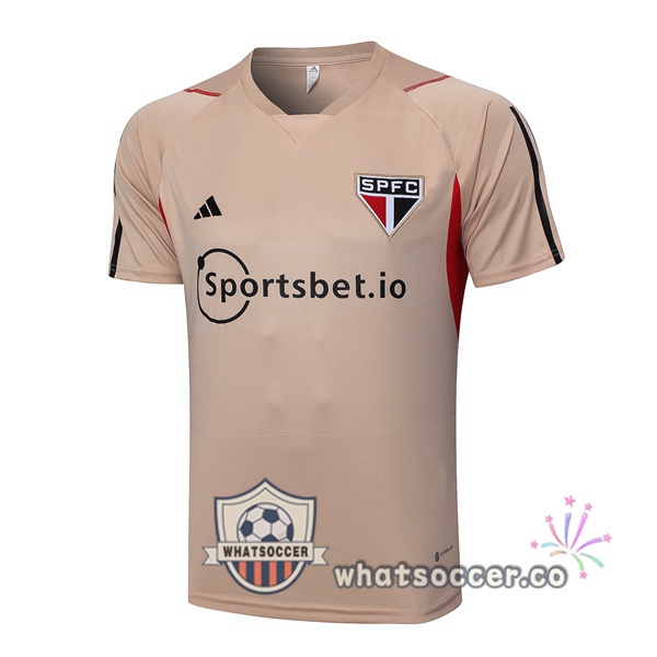 Sao Paulo FC Training T-Shirts Marron 2023-2024