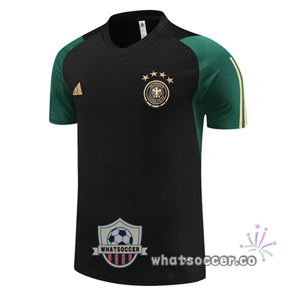 Germany Training T-Shirts Black 2023-2024