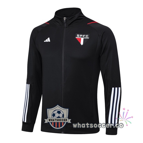 Sao Paulo FC Soccer Jacket Black 2023-2024