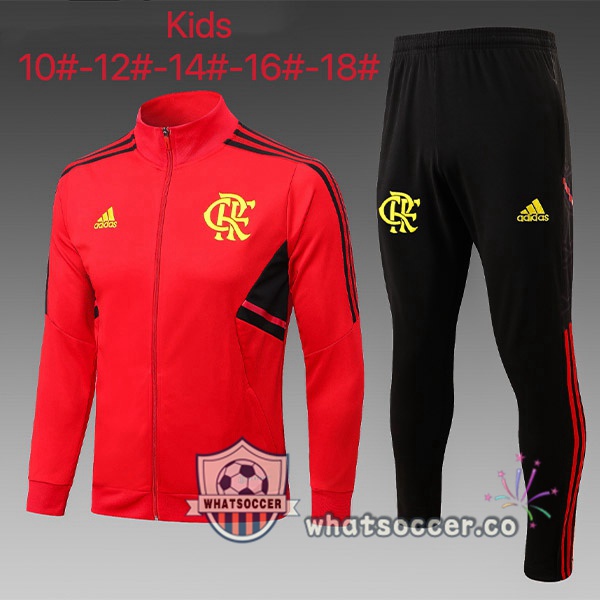 Flamengo Kids Red Training Jacket 2023-2024