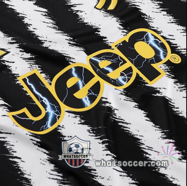 Juventus Home Soccer Jerseys Black White 2023-2024
