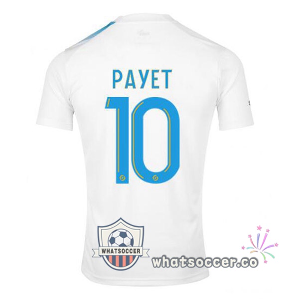 Olympique de Marseille (PAYET 10) 30th Anniversary Edition Soccer Jerseys White Blue 2022-2023