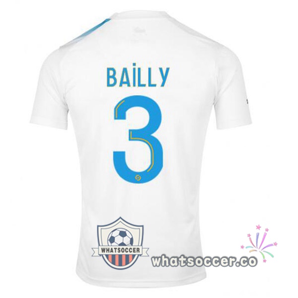 Olympique de Marseille (BAILLY 3) 30th Anniversary Edition Soccer Jerseys White Blue 2022-2023