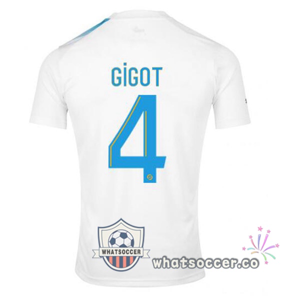 Olympique de Marseille (GIGOT 4) 30th Anniversary Edition Soccer Jerseys White Blue 2022-2023