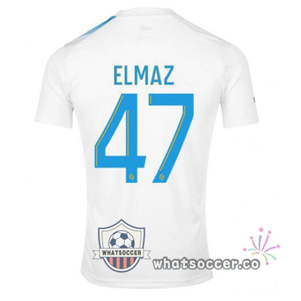 Olympique de Marseille (ELMAZ 47) 30th Anniversary Edition Soccer Jerseys White Blue 2022-2023