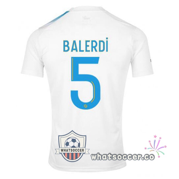 Olympique de Marseille (BALERDI 5) 30th Anniversary Edition Soccer Jerseys White Blue 2022-2023