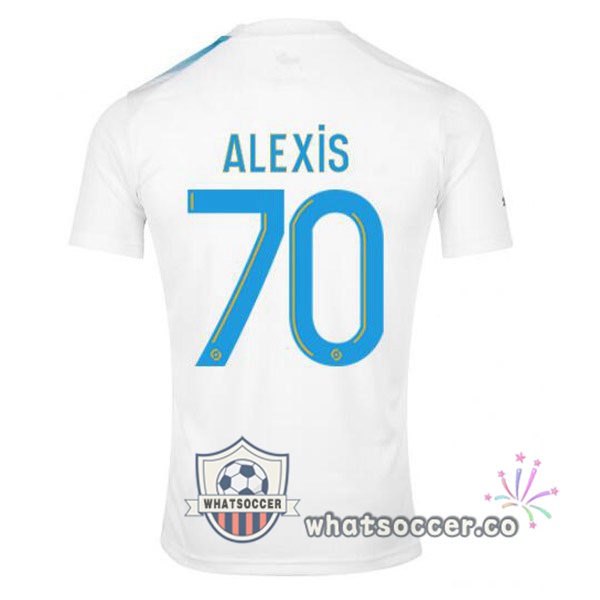 Olympique de Marseille (ALEXIS 70) 30th Anniversary Edition Soccer Jerseys White Blue 2022-2023