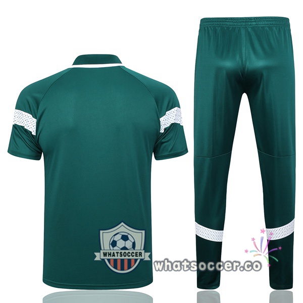 Training Polo Palmeiras + Pants Green 2023-2024