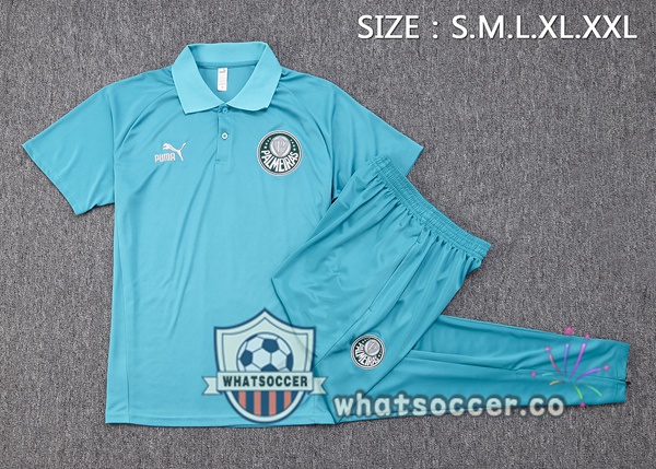 Training Polo Palmeiras + Pants Green 2023-2024