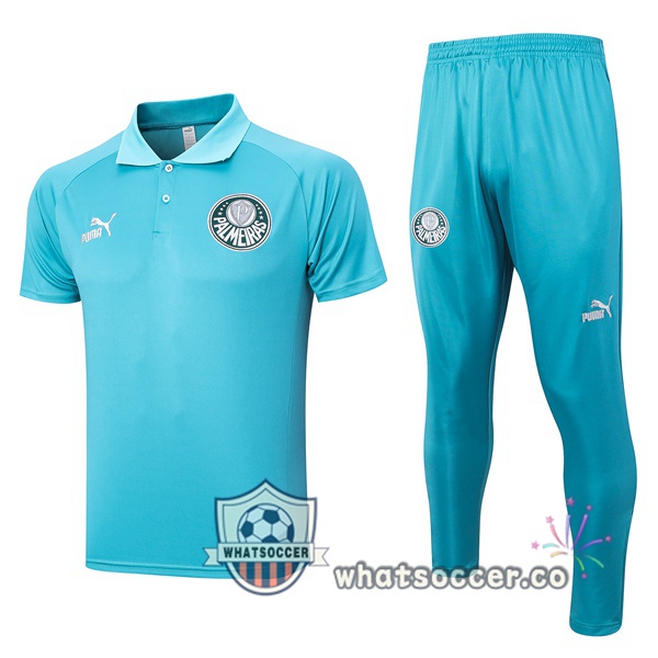 Training Polo Palmeiras + Pants Green 2023-2024