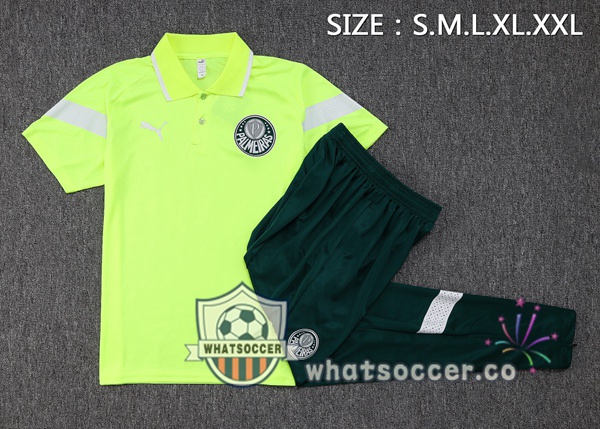 Training Polo Palmeiras + Pants Green 2023-2024