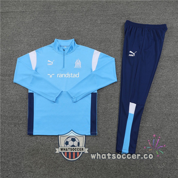 Olympique de Marseille Blue Tracksuit 2023-2024